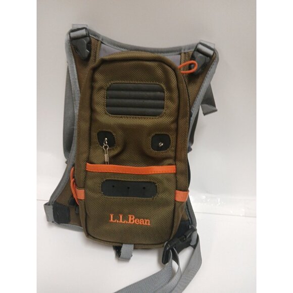 LL Bean Fly Fishing Chest Pack Hard Compact Lightweight Fisherman Gear Bag - Picture 2 of 10